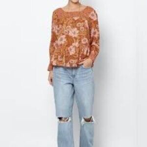 ✅ AMERICAN EAGLE FLORAL TOP‎ SIZE X-SMALL